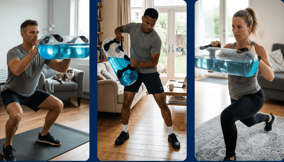 Couple training at home